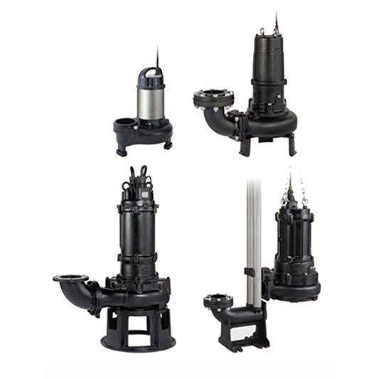 [Tsurumi Pump] B Series  Sewage Pumps - Channel Impeller