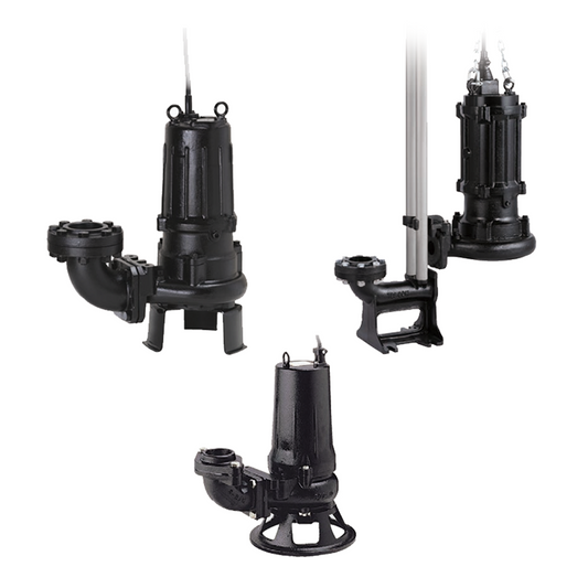 [Tsurumi Pump] C Series Submersible Sewage Pumps Cutter Impeller