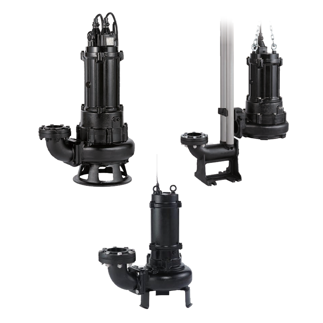 [Tsurumi Pump] C Series Submersible Sewage Pumps Cutter Impeller