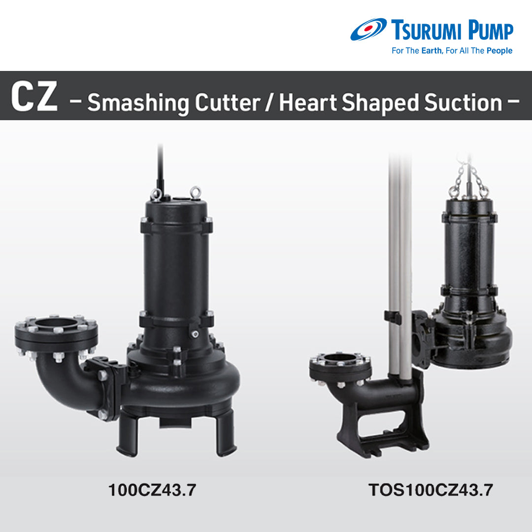 [Tsurumi Pump] CZ Sewage Cutter Pumps