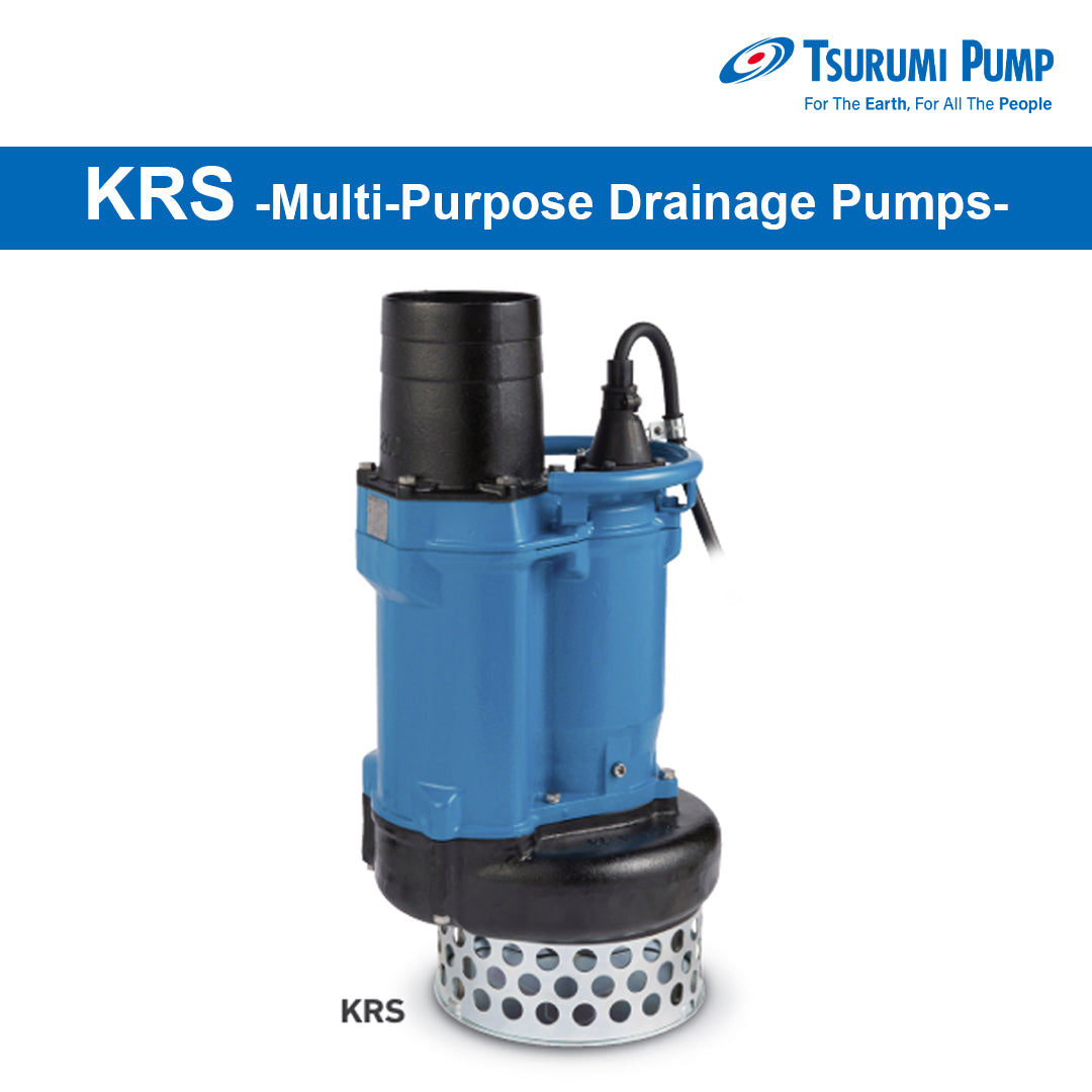 [Tsurumi Pump] KRS Series Submersible Dewatering Pumps