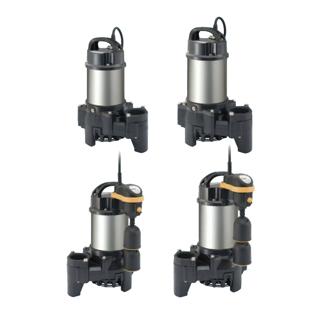 [Tsurumi Pump] PNI Submersible Resin Made Wastewater Pumps