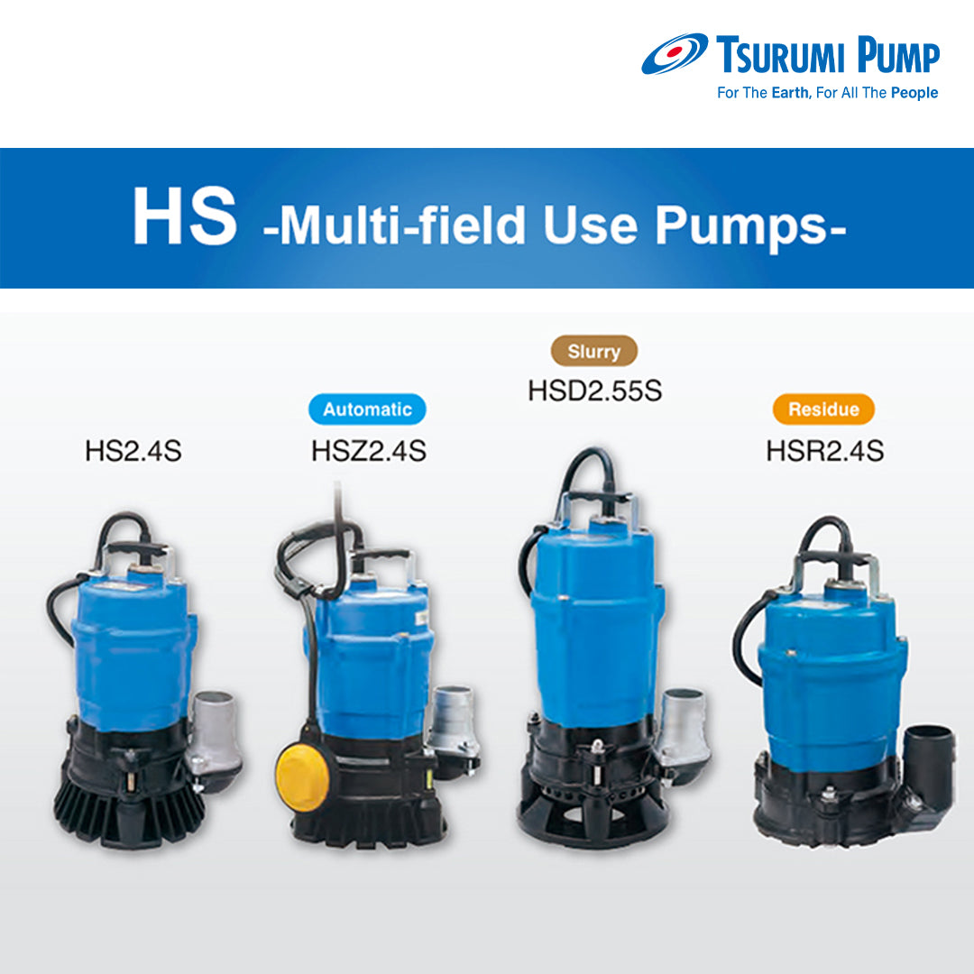 [Tsurumi Pump] HS Series Pumps